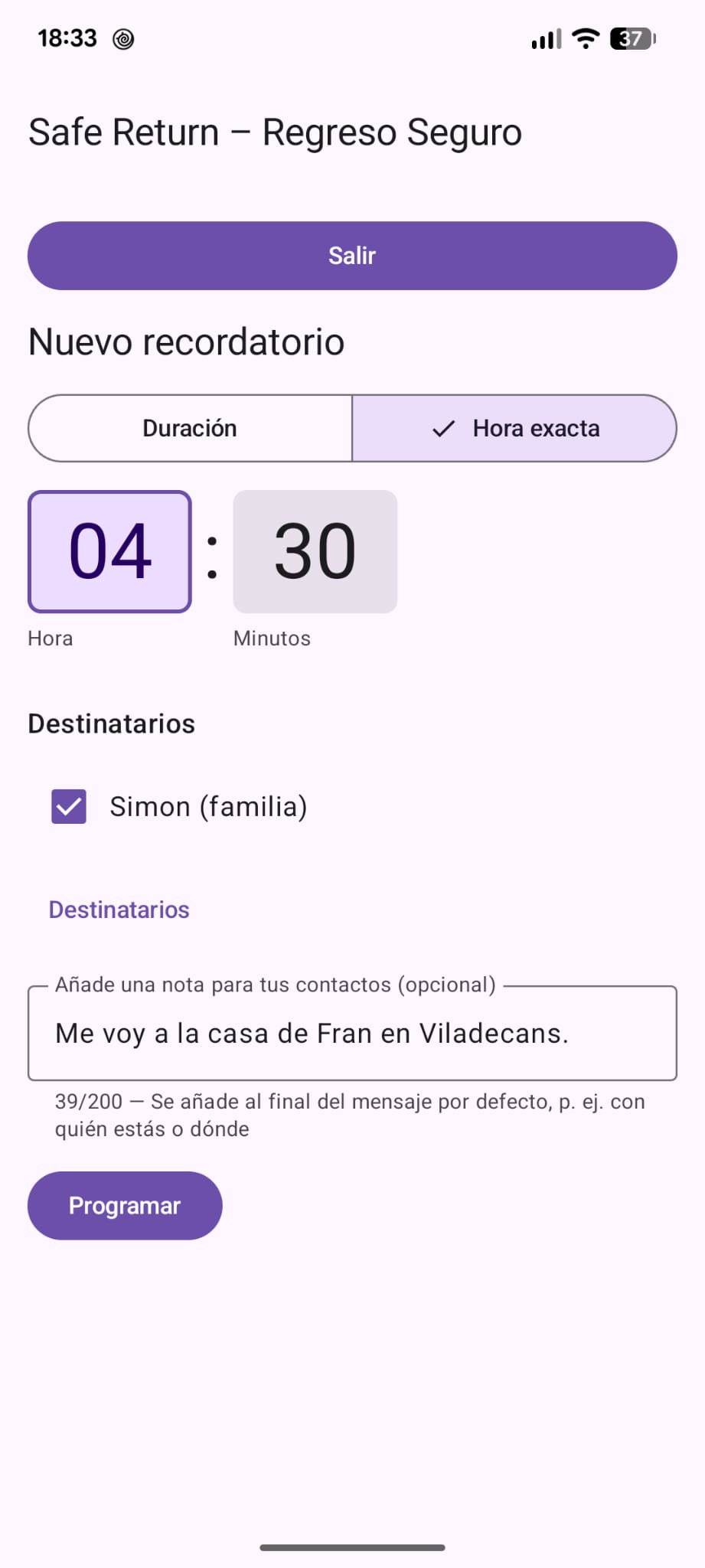 Safe Return screenshot 1