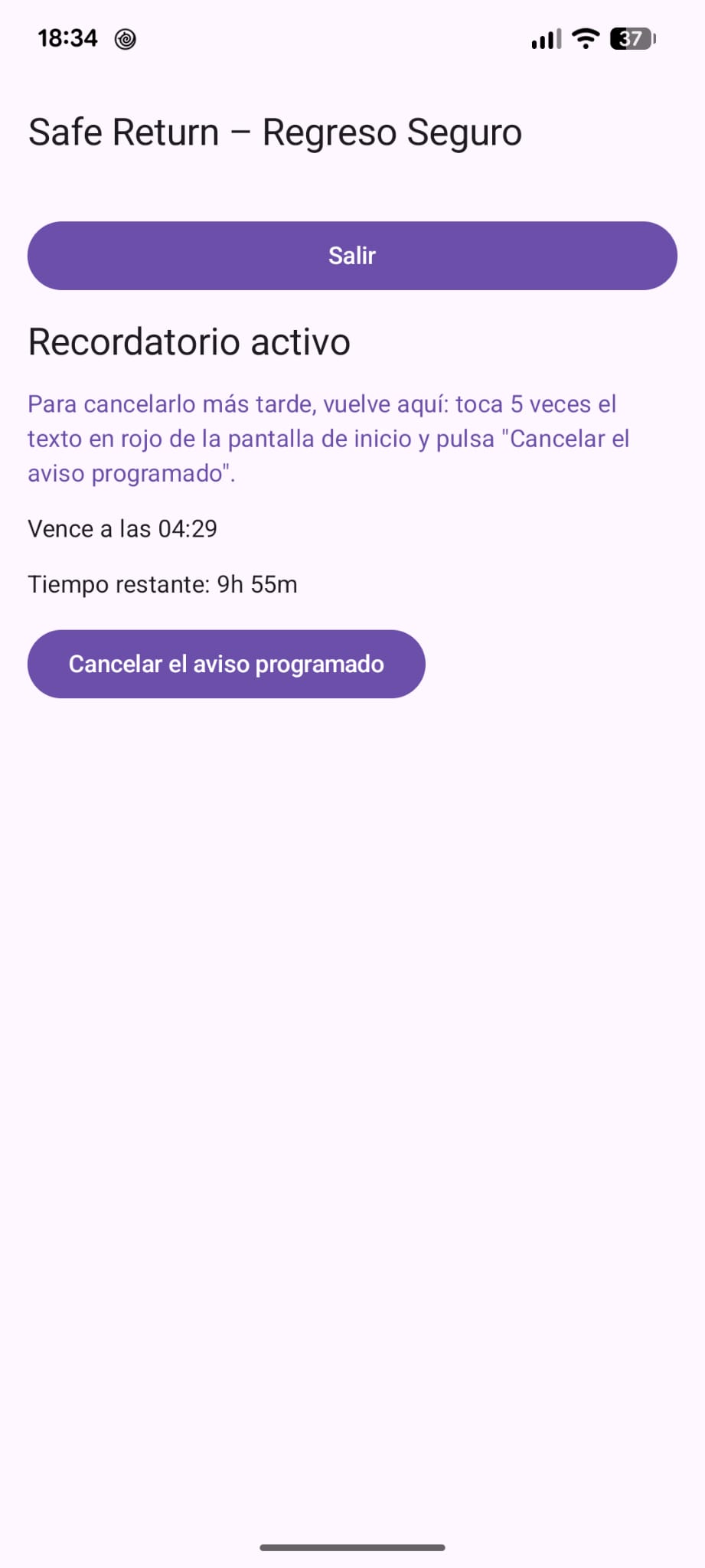Safe Return screenshot 2
